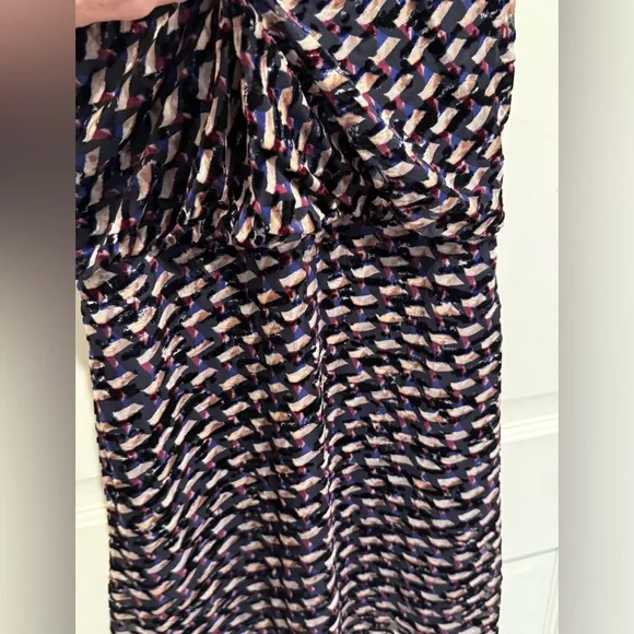 Marc by Marc Jacobs EUC Sz 4 Sleeveless Graphic Design Velvet Devore Dress (533) - Picture 6 of 14